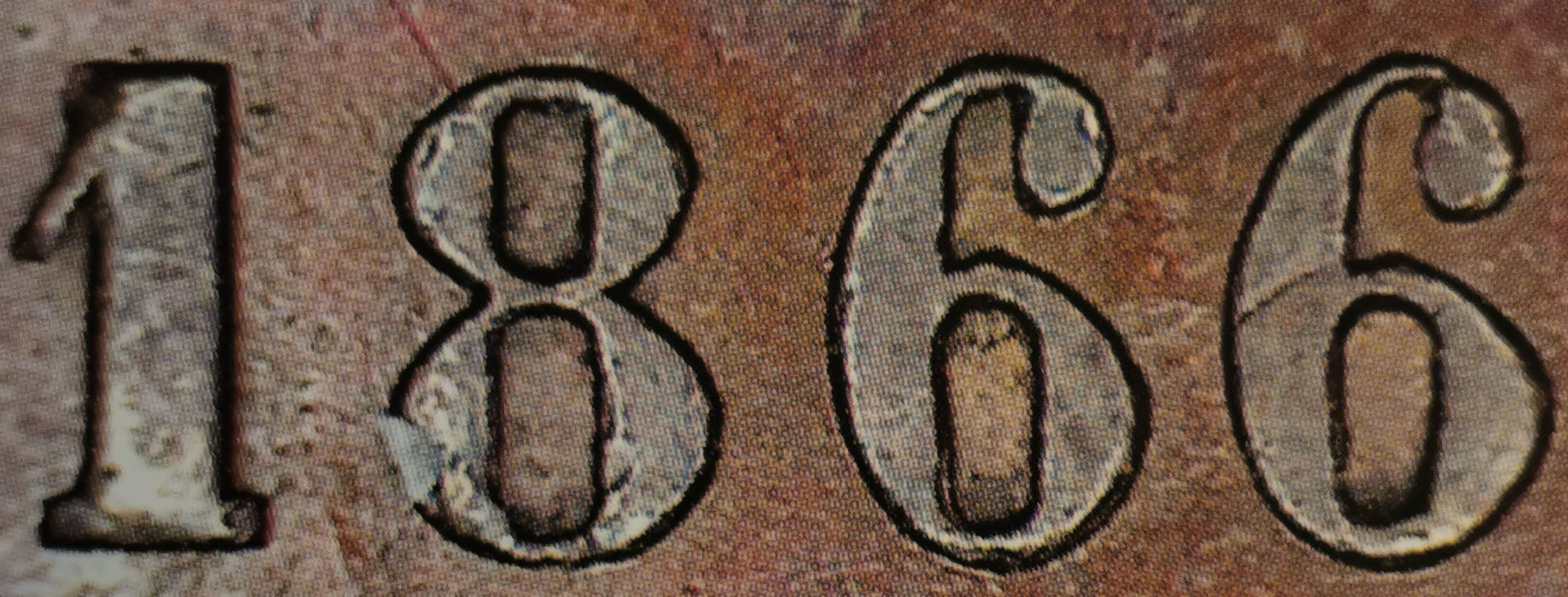 5 pennia 1866 - variantti 2.3 - Arvopuoli