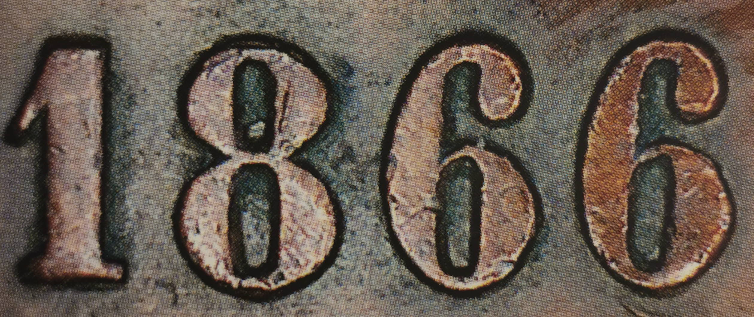 5 pennia 1866 - variantti 3.2 - Arvopuoli