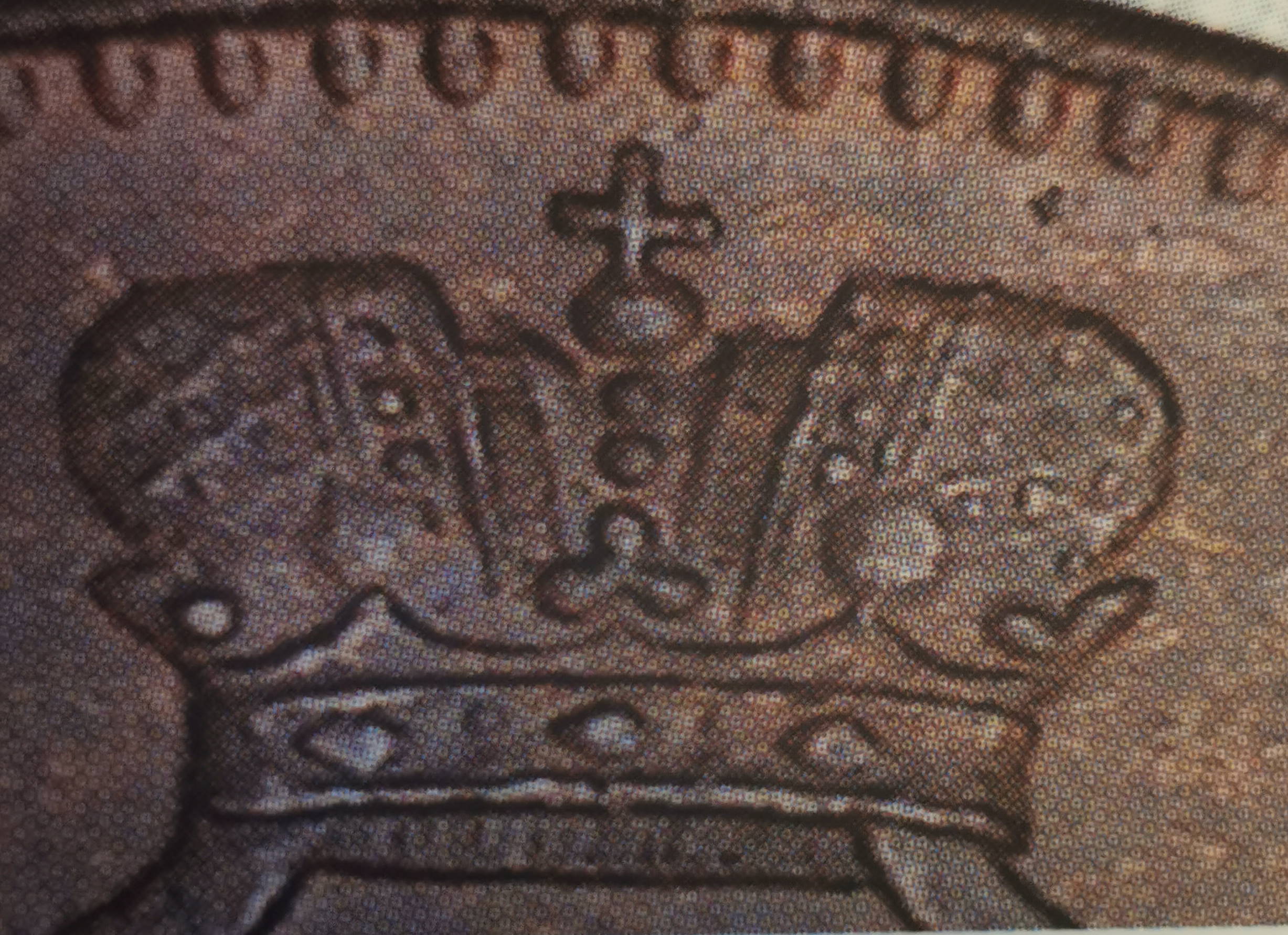 5 pennia 1916 - variantti 1.1 - Tunnuspuoli
