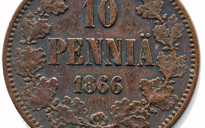 10 penniä suuriruhtinaskunta (1865-1917)