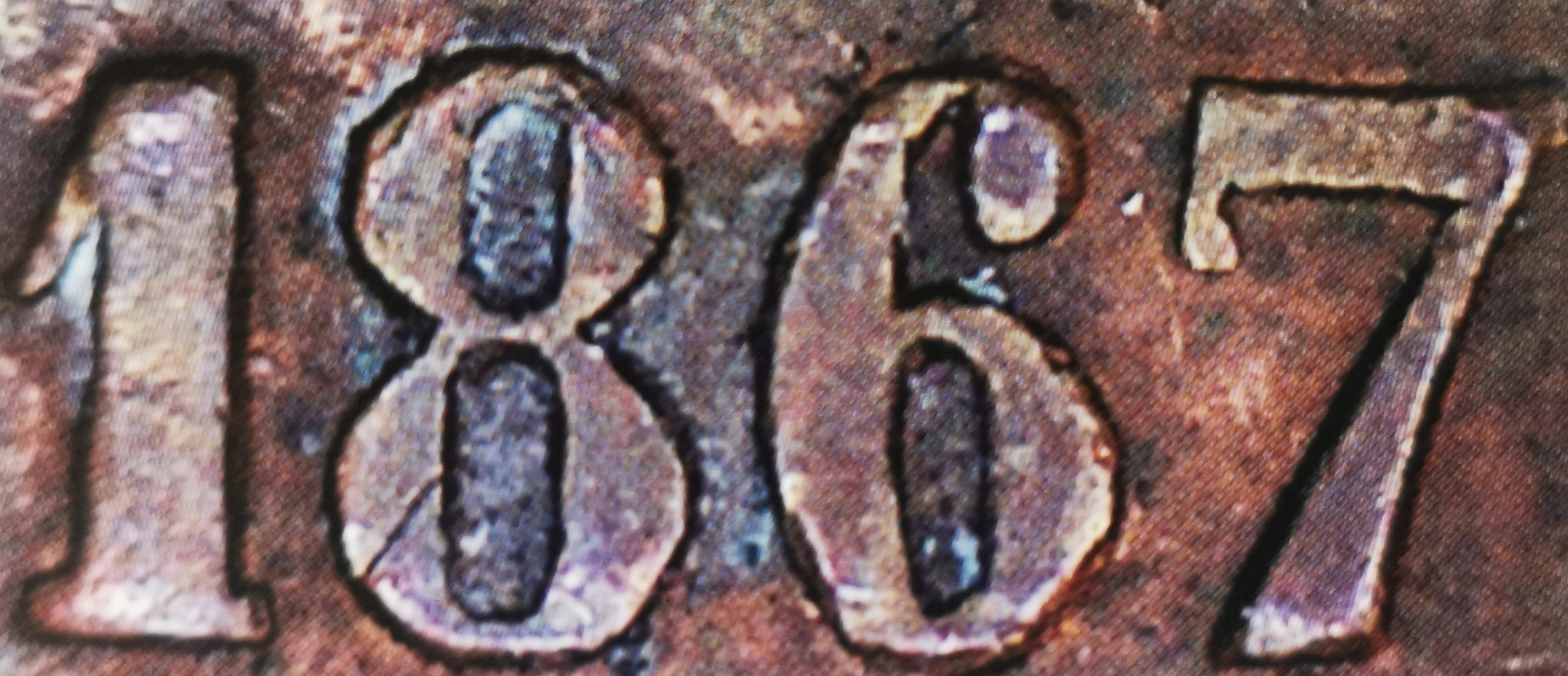 10 penniä 1867 variantti 1.3 arvopuoli