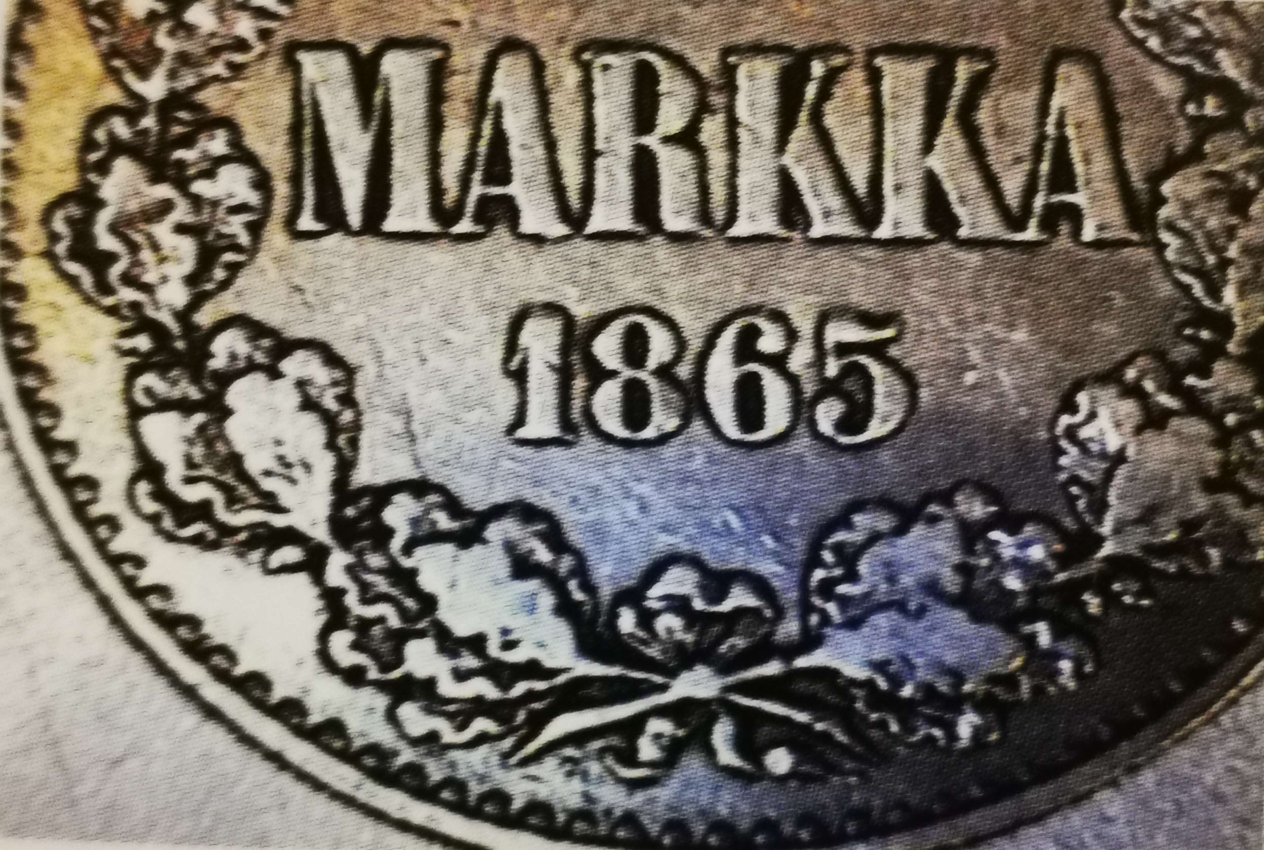 1 markka 1865 variantti 1.1 arvopuoli