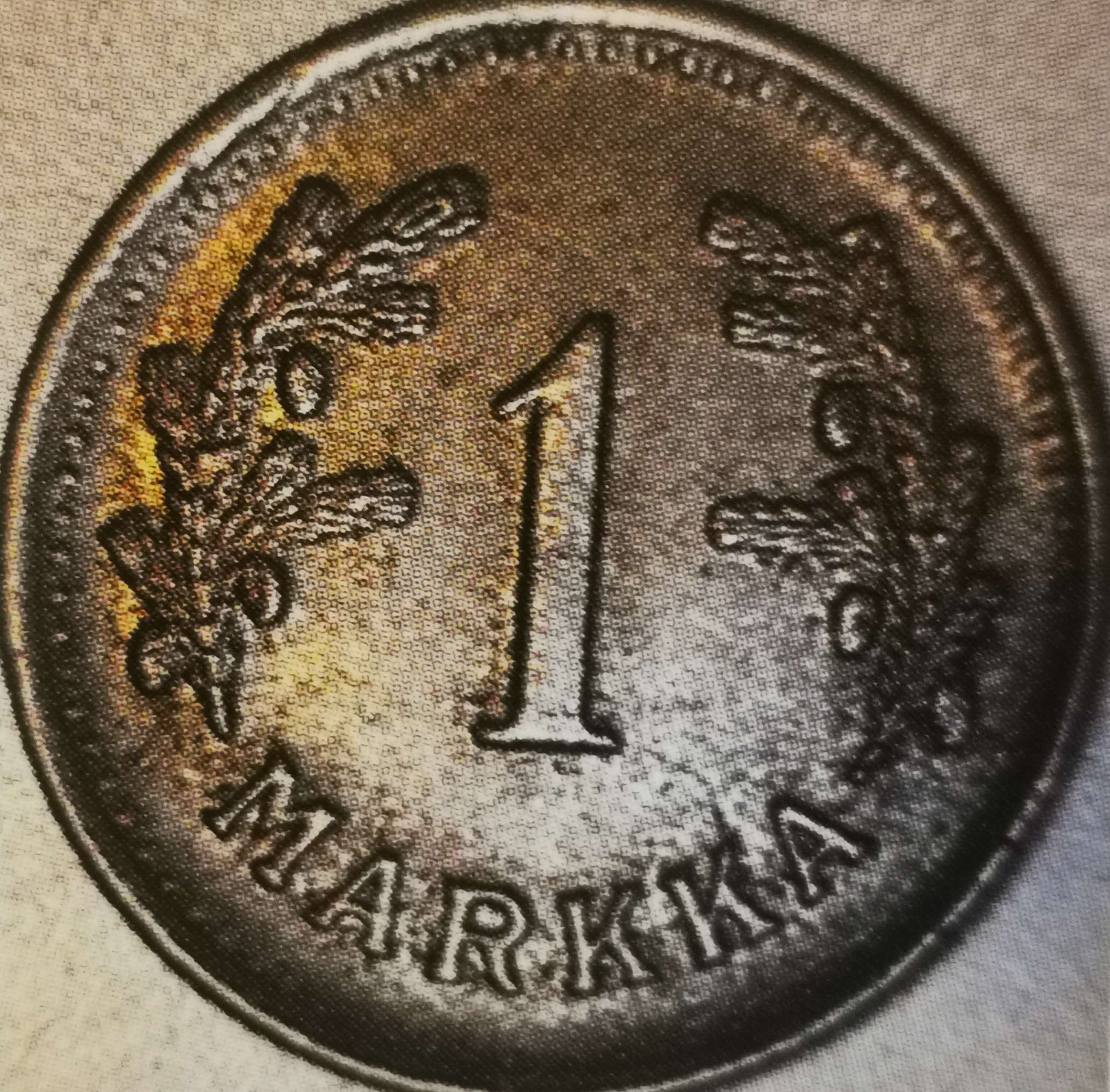 1 markka 1946 variantti 1.1 arvopuoli