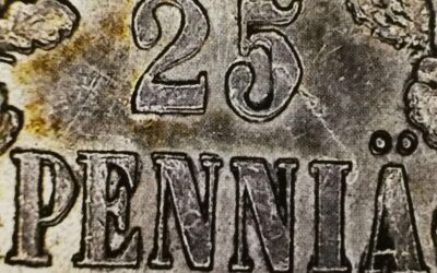 25 Penniä – Suuriruhtinaskunta (1865-1917) Variantit