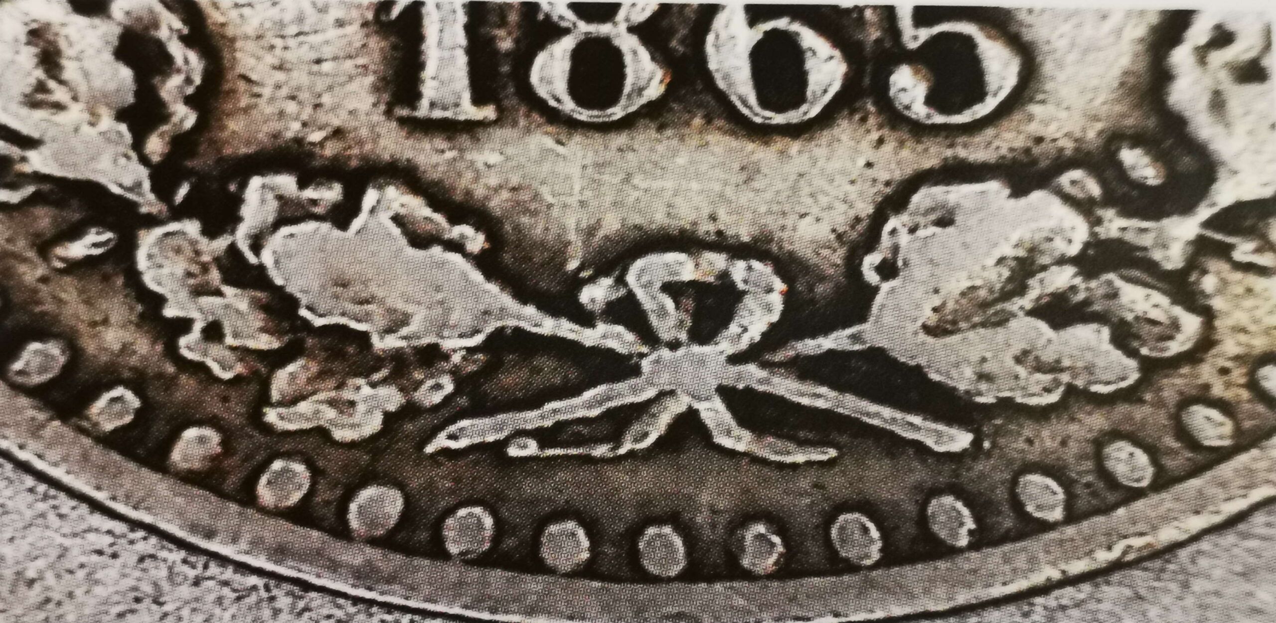 25 penniä 1865 variantti 3.7 rusettimalli 7