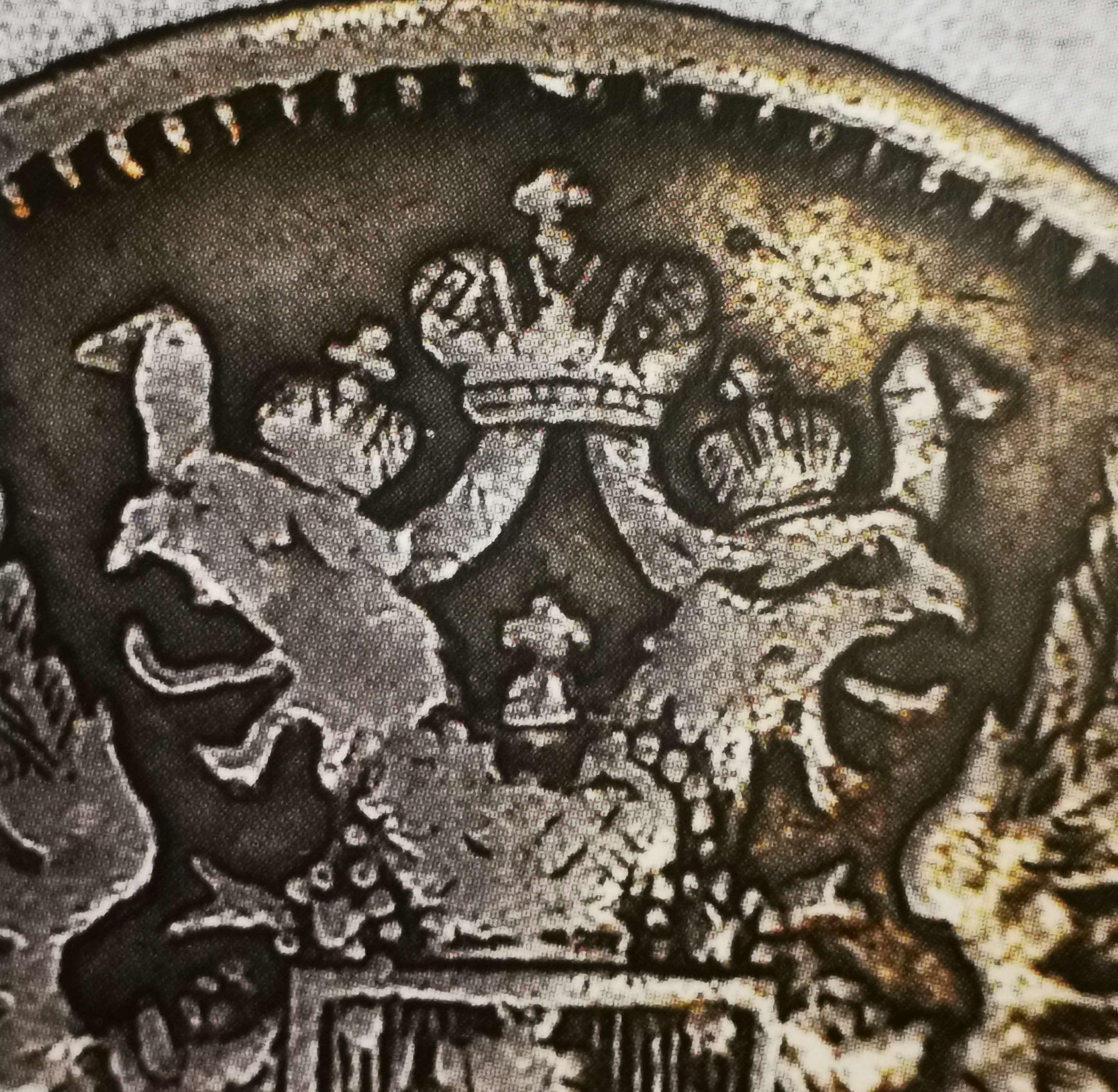 25 penniä 1872 variantti 1.2 tunnuspuoli