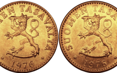 50 penniä 1976 uusi variantti löydetty