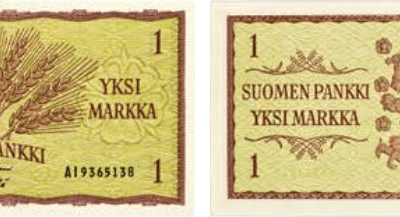 1 markka 1963 harvinaiset setelit