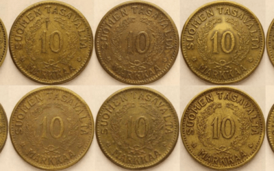 10 markkaa Järvisen väärennös 1930 ja 1931