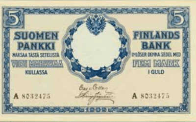 5 markkaa 1909 – Harvinaiset setelit