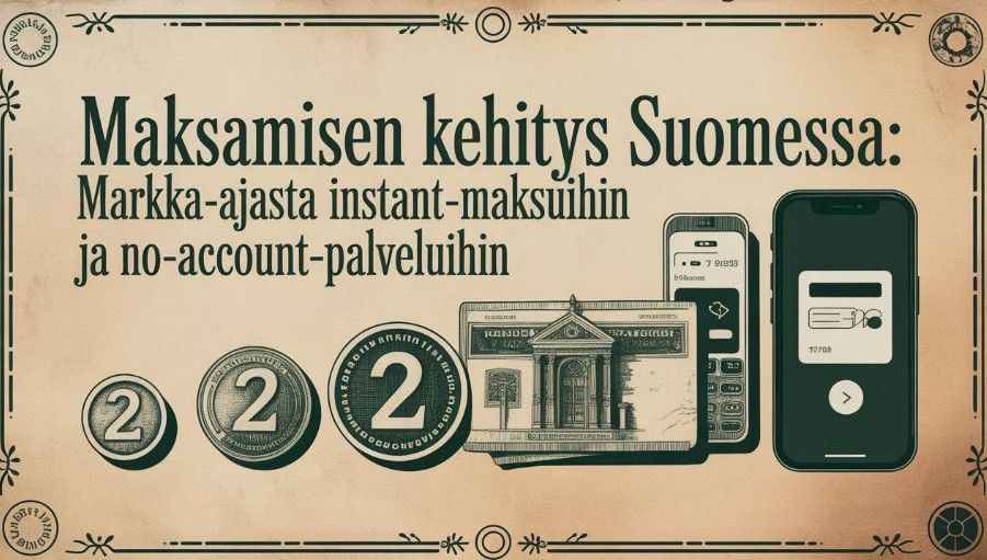 Maksamisen kehitys Suomessa no account